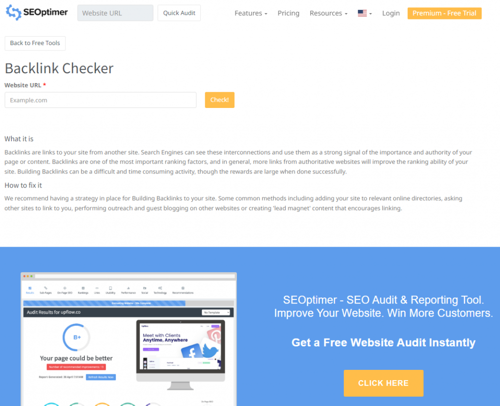 verificador de backlink